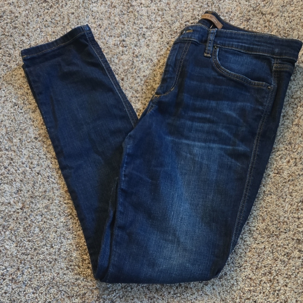 Joe's Jeans Blue Boyfriend Denim with Subtle Fading